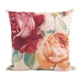 thumbnail image 1 of SARO LIFESTYLE 9068 The Flower Market Collection Printed Floral Design Down Filled Throw Pillow, Multi 18" Square Multicolor, 1 of 1