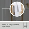 thumbnail image 5 of Better Homes & Gardens Springwood Freestanding Acacia Wood Towel Ladder, 4 Tiers, Light Honey Finish, 5 of 9