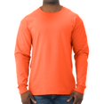 thumbnail image 1 of Jerzees Men's Long-Sleeve T-Shirt, Safety Orange, Large, 1 of 1