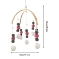thumbnail image 3 of Campana colgante de fieltro para cuna, móvil de madera para cuna de bebé, carillón de viento de madera, adorno de madera para móvil de bebé, optimizado para la excelencia, 3 of 9