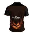 thumbnail image 6 of IAJDKMEK Halloween Men's Short Sleeve Polo Shirt - Turn-Down Collar Knit Shirt, Breathable Summer Shirt for Daily, Casual Party, Golf Shirt & Costume,Orange 3XL, 6 of 6
