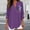 Purple, variant on Womens Linen Tops Summer Blouses For Women Peasant Tops For Women Gauze Shirts Peasant Blouse Gauze Tunic Tops For Women Summer Linen Tops Lightweight Linen Blouses For Women Gray L