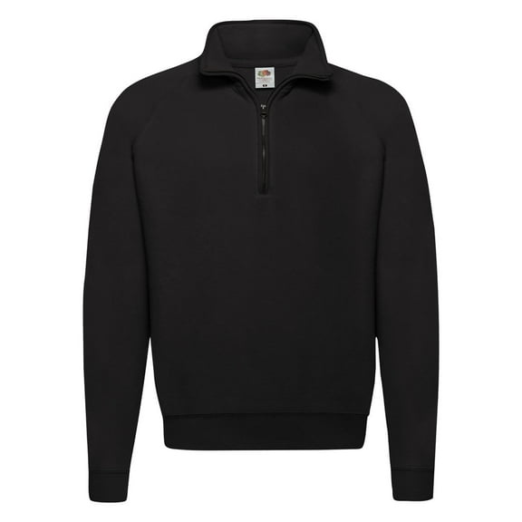 Fruit of the Loom Mens Classic Zip Neck Sweatshirt