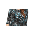 thumbnail image 2 of Alfani Women's Printed Top Navy Size Petite XL, 2 of 3