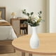 thumbnail image 5 of Jarrón decorativo | Maceta de plástico para decoración del hogar | Jarrón de imitación de vidrio para arreglos florales secos | Centro de mesa para mueble de TV y sala de estar | 20 cm de alto, 5 of 6