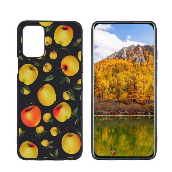 Yellow-Applesjpg-1 Phone Case, Degined for LG K62 Case Men Women, Flexible Silicone Shockproof Case for LG K62