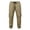 Khaki, variant on Guluxicc Cargo Jogger Pants for Men Multi Pocket Elastic Waist Drawstring Tapered Trousers for Outdoor Hiking Gym Workout Everyday Fall Winter