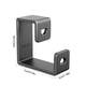thumbnail image 3 of Gancho para lavabo de acero inoxidable | Organizador de pared resistente sin taladro para baño y cocina | Negro/gris, resistente al óxido, 7x7x3cm, soporte de carga fuerte, almacenamiento que ahorra, 3 of 6