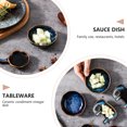 thumbnail image 4 of 4 Pcs Ceramic Sauce Dish Multi-functional Relish Plate Seasoning Serving Plate, 4 of 9