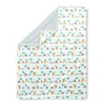 thumbnail image 3 of (2 pack) Parent's Choice Multicolor Jungle Print Super Soft Reversible Baby Blanket, Infant Boy, 3 of 10