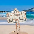 thumbnail image 2 of Yayeee Kids Hooded Towel with Hand Pockets Beach Soft Absorbent Bath Wrap 50 x 23.5 inch, Cats Reading Pattern, 2 of 5