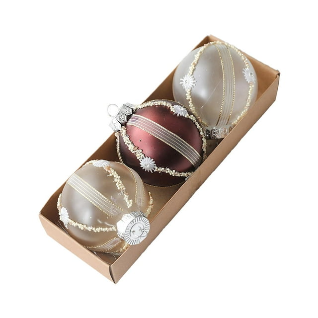 Adornos para árboles de Navidad Strade Fareast Limited Estilo A 8 cm
