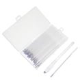thumbnail image 1 of RUNROTOO 1Set White Heat Erasable Sewing Marker Pen for Fabric High Temperature Disappearing Ink, 1 of 8