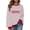 Wine, variant on Feancey Merry Sweatshirts for Women Striped Crewneck Pullover Tops Color Block Long Sleeve Oversized Sweatshirt Xmas Holiday Gifts Yellow 3XL
