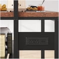 thumbnail image 4 of EastVita 47 In Kitchen Island with Storage Heavy Duty Coffee Bar Table with Shelf Farmhouse Style Island Tables for Kitchen Small Spaces 5 Racks Brown, 4 of 7
