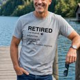 thumbnail image 4 of Jollimate Retired Definition Shirt, Funny Not My Problem Anymore, Men Retirement Gift Tee, 4 of 6