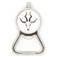 thumbnail image 1 of Toro de pelvis Acero inoxidable Metal cerveza tapa sacacorchos, 1 of 3