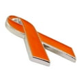 thumbnail image 2 of PinMart Hunger Prevention or Cultural Diversity and Racial Tolerance Awareness Enamel Lapel Pin – Orange Ribbon prevention Pin, 2 of 3
