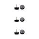 thumbnail image 1 of Almohadilla deslizante Monstrate 36X para muebles fieltro ABS, 1 of 6