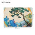 thumbnail image 4 of Yayeee Bath Rug for Bathroom Floor Non Slip Contour Fluffy Soft Absorbent Mat, 20"x24", Large Pine Tree, 4 of 7