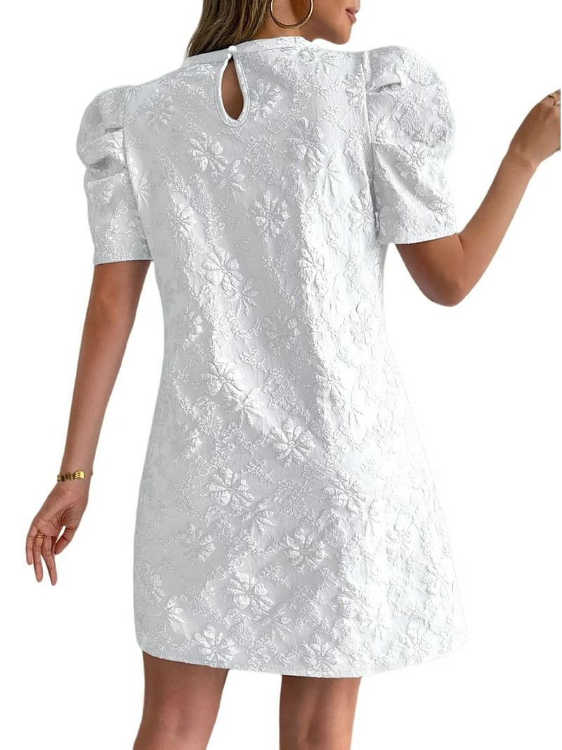 short casual dresses for women Summer Elegant Women Casual Solid Short Sleeve Slim Lace Mini Dress To   Models Industry