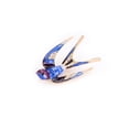 thumbnail image 2 of Broochepins enamel Swallow Broches Aleación Vintage Broche Pin Lindos Broches Para Las Mujeres Precioso Cristal Multicolor Pájaro Regalo Púrpura sidaley AP004744-02, 2 of 7