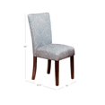 thumbnail image 5 of HomePop Chaise de Salle à Manger Classique Rembourrée, Ensemble de 2, Marine et Floral, 5 of 5