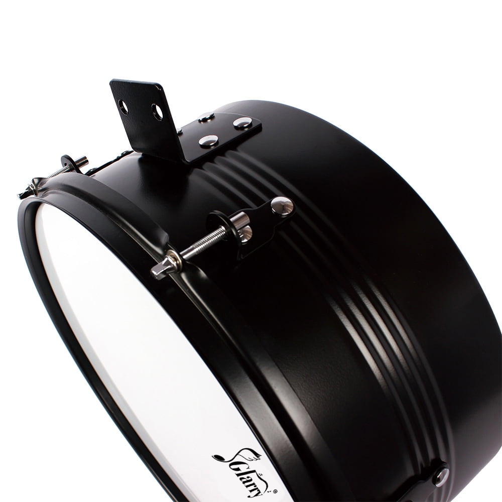 Glarry Professional Timbales 13" & 14" Drum Set Percussion with Stand, Black
