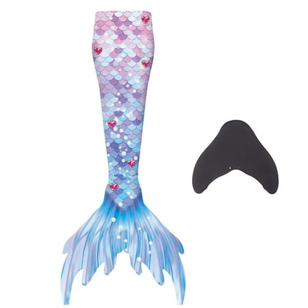 Mermaid Tails For Swimming For Kids And Adults With Monofin-purple-150 ...