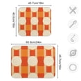 thumbnail image 4 of Yayeee Dish Drying Mat for Kitchen Counter 16"x18" Microfiber Absorbent Pad, Beige Geometric Circles, 4 of 7