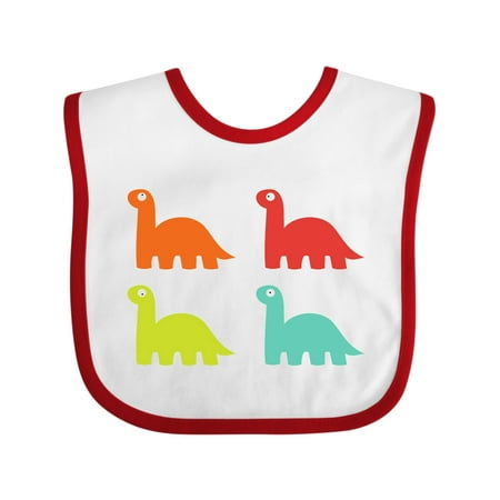 

Inktastic 4 Dinosaurs Gift Baby Boy or Baby Girl Bib