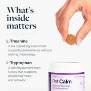 Veterinary Formula Smart Vitality Pet Calm Supplement for Dogs, Calming Without Sleepiness, 60 Chews