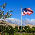 thumbnail image 3 of Flag Pole Rope Line Kit-50FT x 1/4"Diameter Nylon Flag Pole Halyard Rope with 4 Pcs Swivel Snap Clips Hooks Fits Flagpole Up to 25FT, Outdoor Flagpole Camping Pet Tent Hardware Accessories (White), 3 of 5