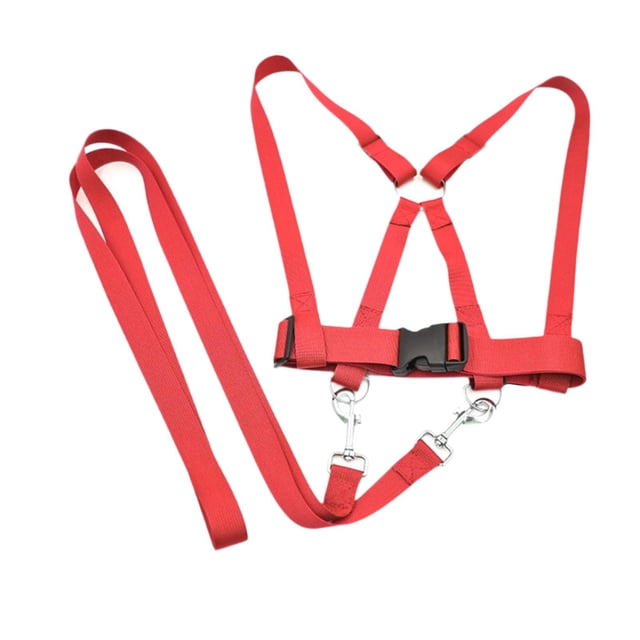 Arnés de cuerda de juguete para niños, Cosplay para campamento, actividades al aire libre, jardín de infantes rojo