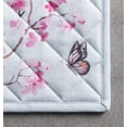 thumbnail image 3 of Blossom in Spring 100% Cotton Set of 2 Pot Holders with Loop Heat Resistant for BBQ | Cooking | Baking | Grilling | Microwave | Barbecue | Spring/Summer (8 Inch by 8 Inch)., 3 of 8