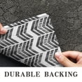 thumbnail image 6 of Black and White Chevron Pattern Door Rugs,Washable Non Slip Door Mats Indoor,Decorative Door Mats,Entry Mat Indoor for Entrance,Bedroom,Kitchen,Bathroom,17"x30", 6 of 6