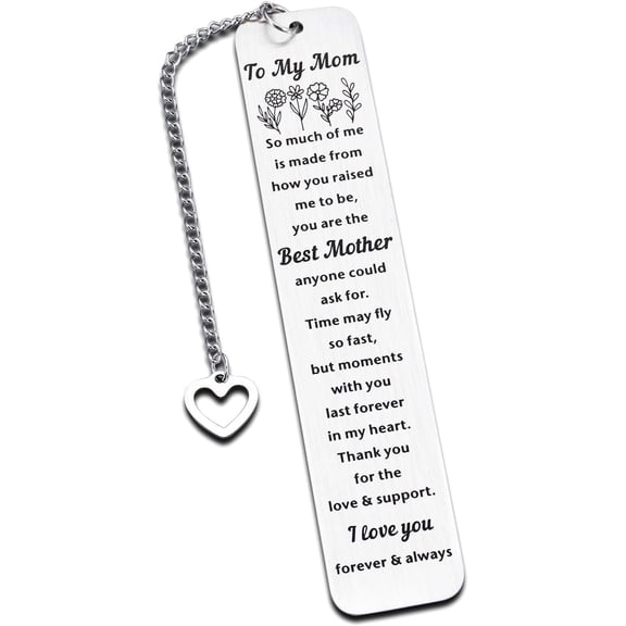 Christmas Gifts for Mom from Daughter Son Mom Gifts for Women Mother's Day Gift Valentines Day Stocking Stuffers Birthday Gifts for Mom Bookmark Thank You I Love You Gifts for Mommy Mum from Teen Kid