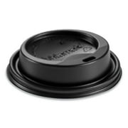 Huhtamaki 89435 Dome Sipper Lids for 8 oz. Hot Cups - Black (1000/Carton)