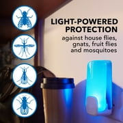 Raid Essentials Flying Insect Light Trap Starter Kit, Electric Flying Insect Trap & Refill
