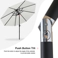 thumbnail image 3 of MASTERCANOPY 9ft Patio Market Umbrella with Tilt and Crank, Light Beige, 3 of 6