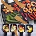thumbnail image 2 of Bamboo Raclette Spatula for Non-stick Pans (4pcs), 2 of 8
