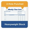 thumbnail image 3 of Weekly Employee Time Cards, One Side, 4.25 X 6.75, 100/pack | Bundle of 2 Packs, 3 of 5