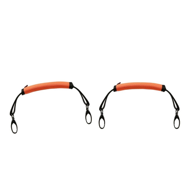 Esquirla 2pcs Removable Handle Grip Strap & Metal Buckle Portable for Speaker Orange