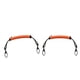 thumbnail image 1 of Correa de nailon extraíble de 2 piezas para altavoz JBL, amplificador de guitarra, color negro y naranja, 1 of 9