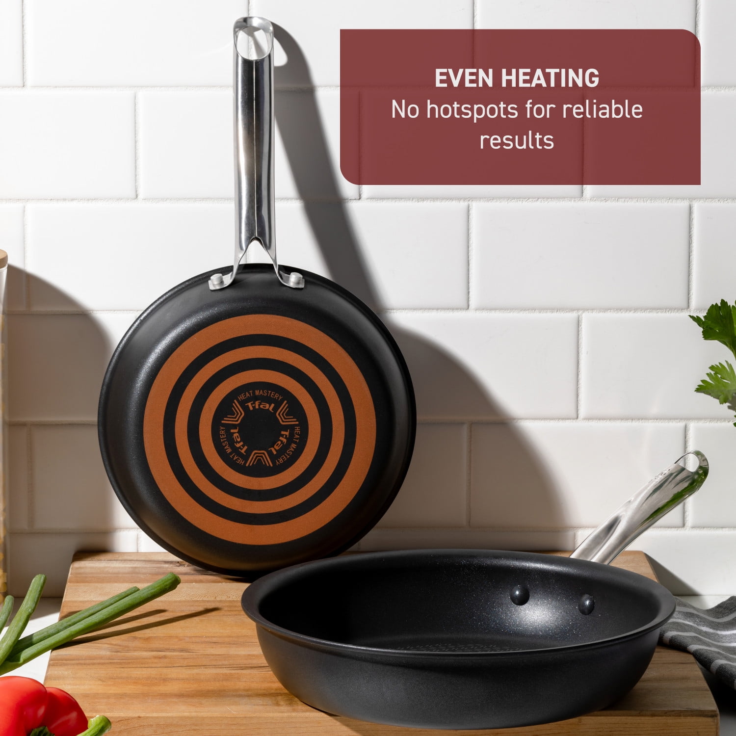 T-fal Cook & Strain Non-stick, 12.5 Inch Frypan, Black - Walmart.com