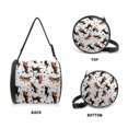 thumbnail image 3 of ZIATUBLE Dachshund Toilet Paper Holder Round Paper Towel Storage Bag Stain Resistant Tissue Roll Hanging Cover Universal Carrying and Storage Case Foldable Paper Pouches for Organization, 3 of 7