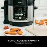 Ninja Foodi 10-in-1 8-Quart XL Pressure Cooker Air Fryer Multicooker, Stainless, OS400