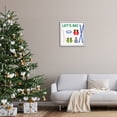 thumbnail image 3 of Stupell Industries Let's Ski on White Sports Painting White Framed Art Prints Wall Art, 24 x 24, 3 of 10