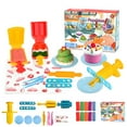 thumbnail image 1 of DEBGFS 22Pcs Playdoh Tools Food-Safe Quality Modeling Clay Simple-to-Use Fun Playdough Accessories Imaginative Developmental Playdough Sets for Kids with 8Pcs Clay,10pcsclay, 1 of 5