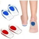 thumbnail image 2 of 2 pares de taloneras de gel, taloneras de silicona para fascitis plantar, espolones calcáneos y dolor del tendón de Aquiles, taloneras de gel y soporte absorbente acolchado Zhivalor LKX-1551-1, 2 of 4